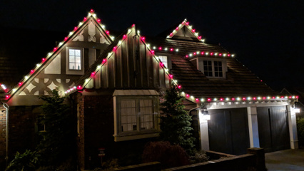 Residential Christmas decoration